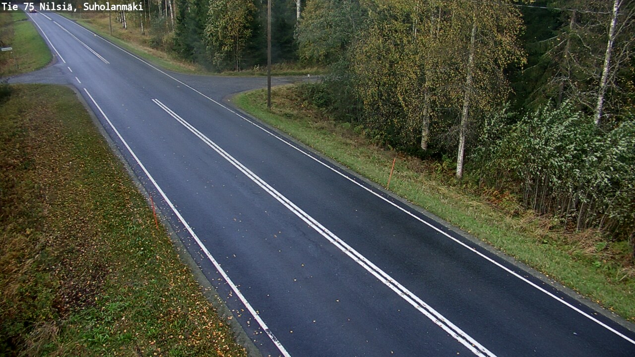 Weather Camera Image Road 75 Nilsiä, Suholanmäki, Kuopio, Pohjois-Savo