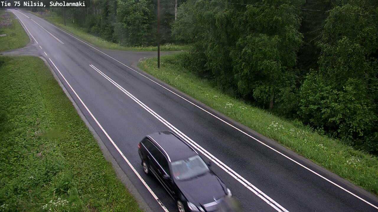 Weather Camera Image Väg 75 Nilsiä, Suholanmäki, Kuopio, Pohjois-Savo