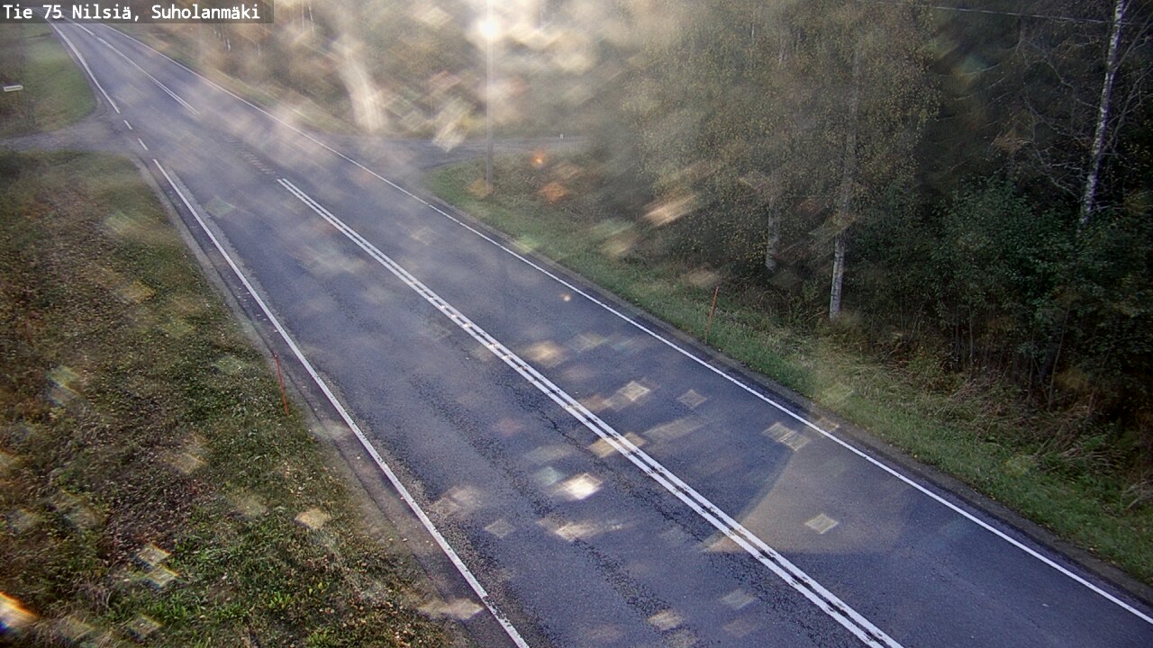 Weather Camera Image Road 75 Nilsiä, Suholanmäki, Kuopio, Pohjois-Savo