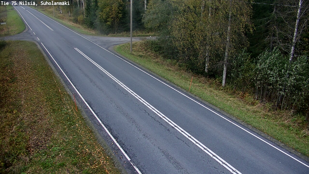 Weather Camera Image Road 75 Nilsiä, Suholanmäki, Kuopio, Pohjois-Savo