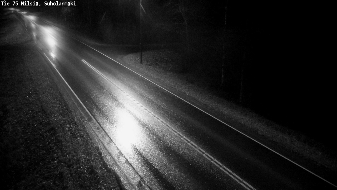 Weather Camera Image Road 75 Nilsiä, Suholanmäki, Kuopio, Pohjois-Savo