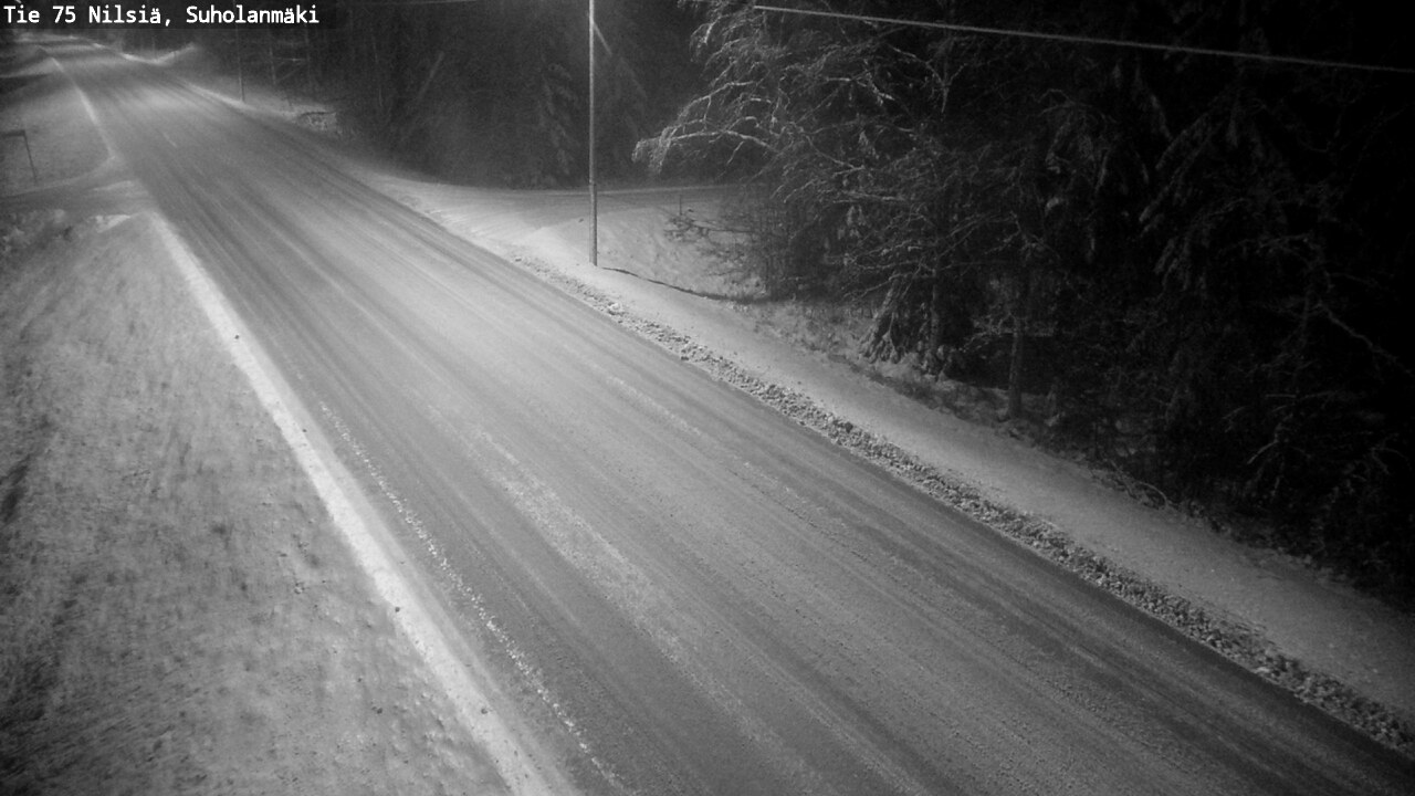 Weather Camera Image Road 75 Nilsiä, Suholanmäki, Kuopio, Pohjois-Savo