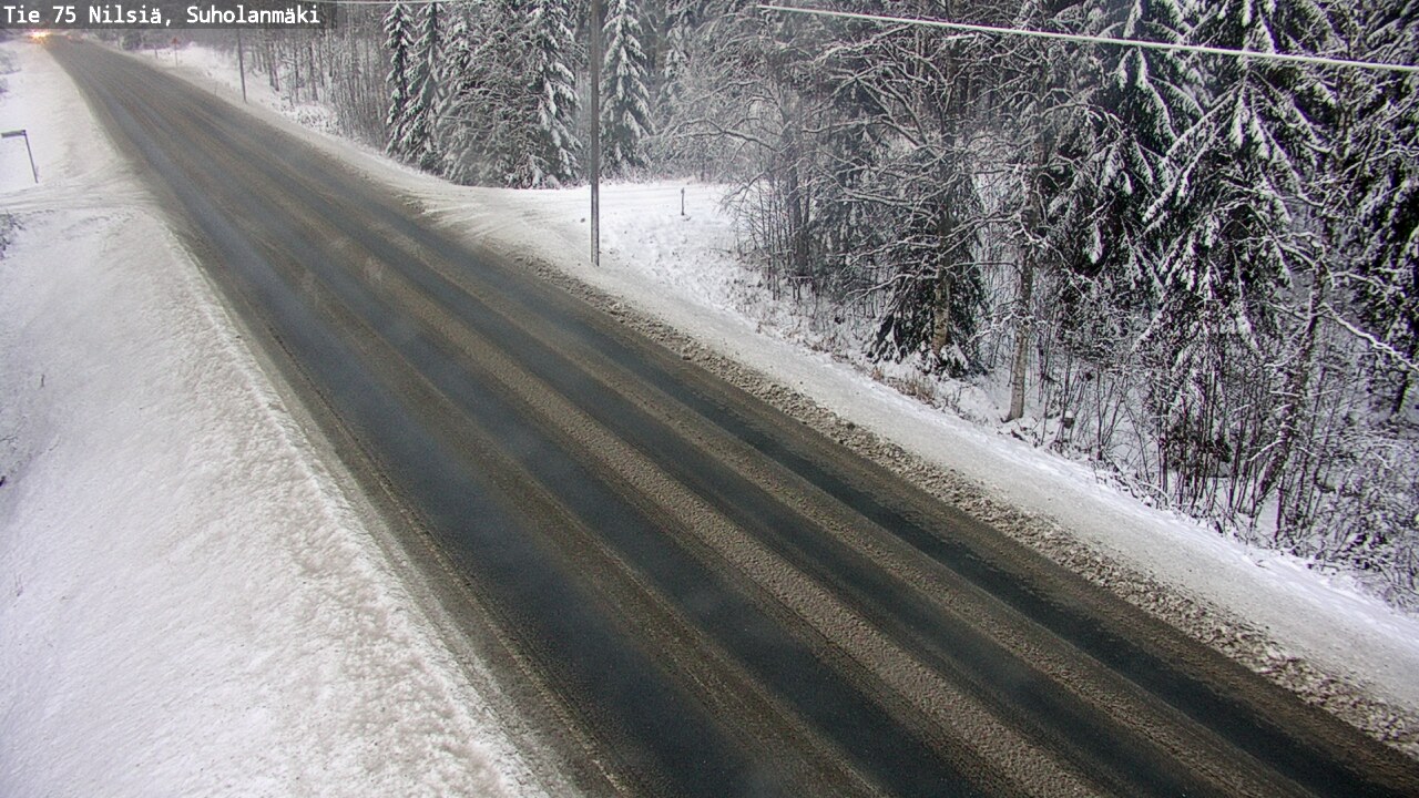 Weather Camera Image Road 75 Nilsiä, Suholanmäki, Kuopio, Pohjois-Savo