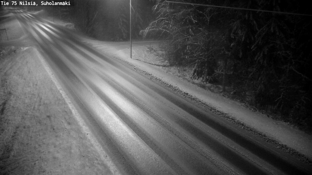 Weather Camera Image Road 75 Nilsiä, Suholanmäki, Kuopio, Pohjois-Savo