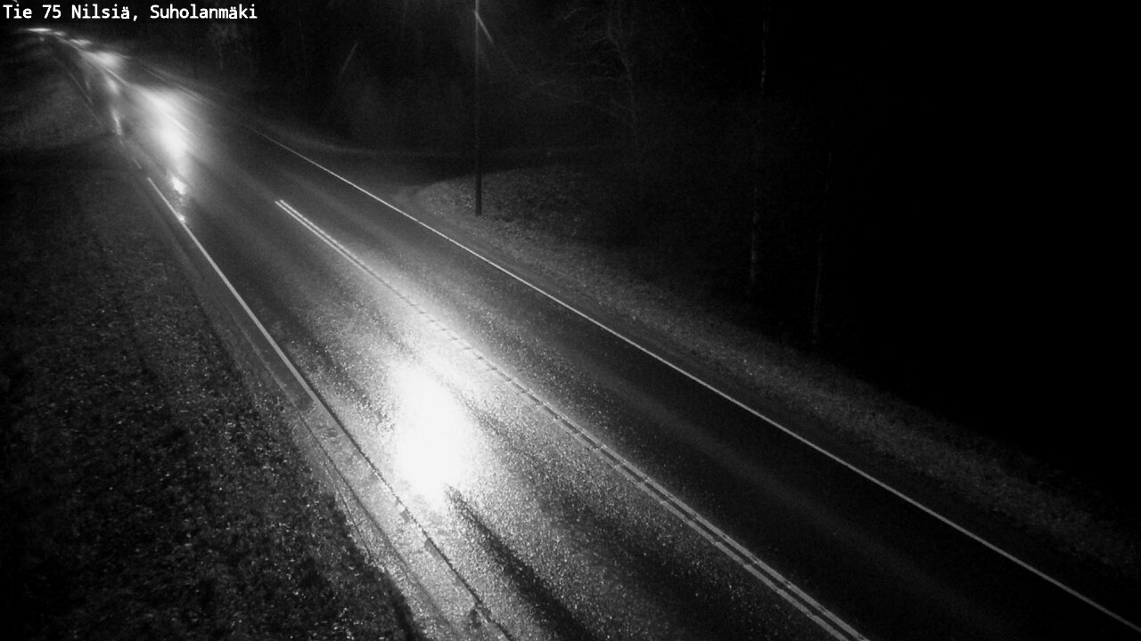 Weather Camera Image Road 75 Nilsiä, Suholanmäki, Kuopio, Pohjois-Savo