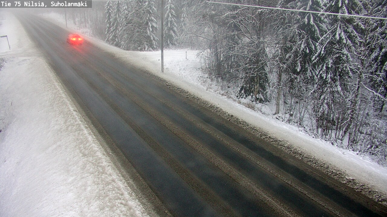 Weather Camera Image Road 75 Nilsiä, Suholanmäki, Kuopio, Pohjois-Savo