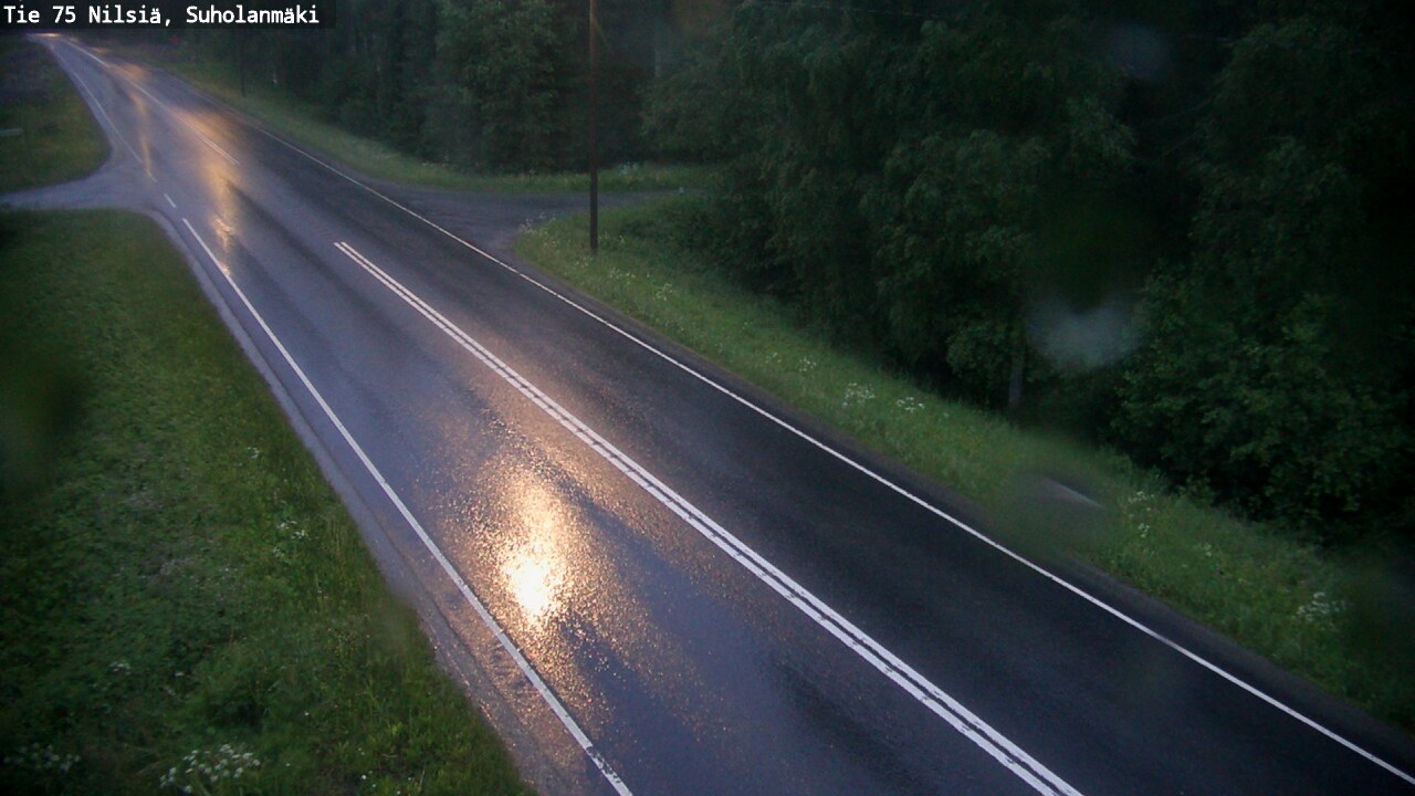 Weather Camera Image Road 75 Nilsiä, Suholanmäki, Kuopio, Pohjois-Savo