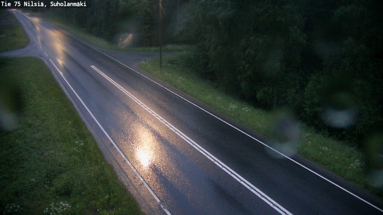 Weather Camera Image Road 75 Nilsiä, Suholanmäki, Kuopio, Pohjois-Savo