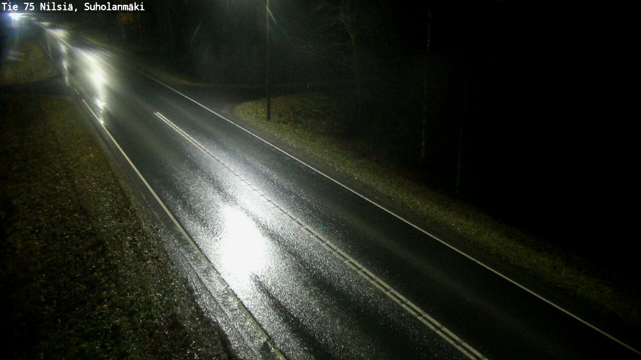 Weather Camera Image Väg 75 Nilsiä, Suholanmäki, Kuopio, Pohjois-Savo