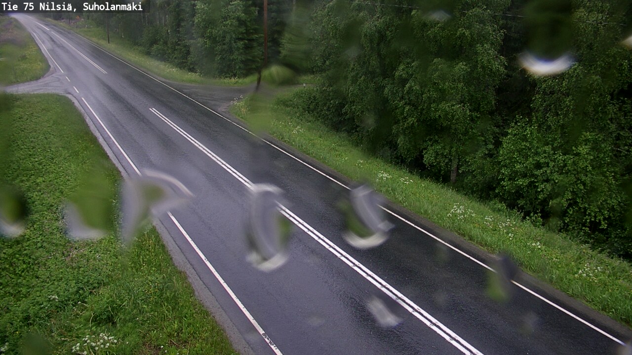 Weather Camera Image Road 75 Nilsiä, Suholanmäki, Kuopio, Pohjois-Savo
