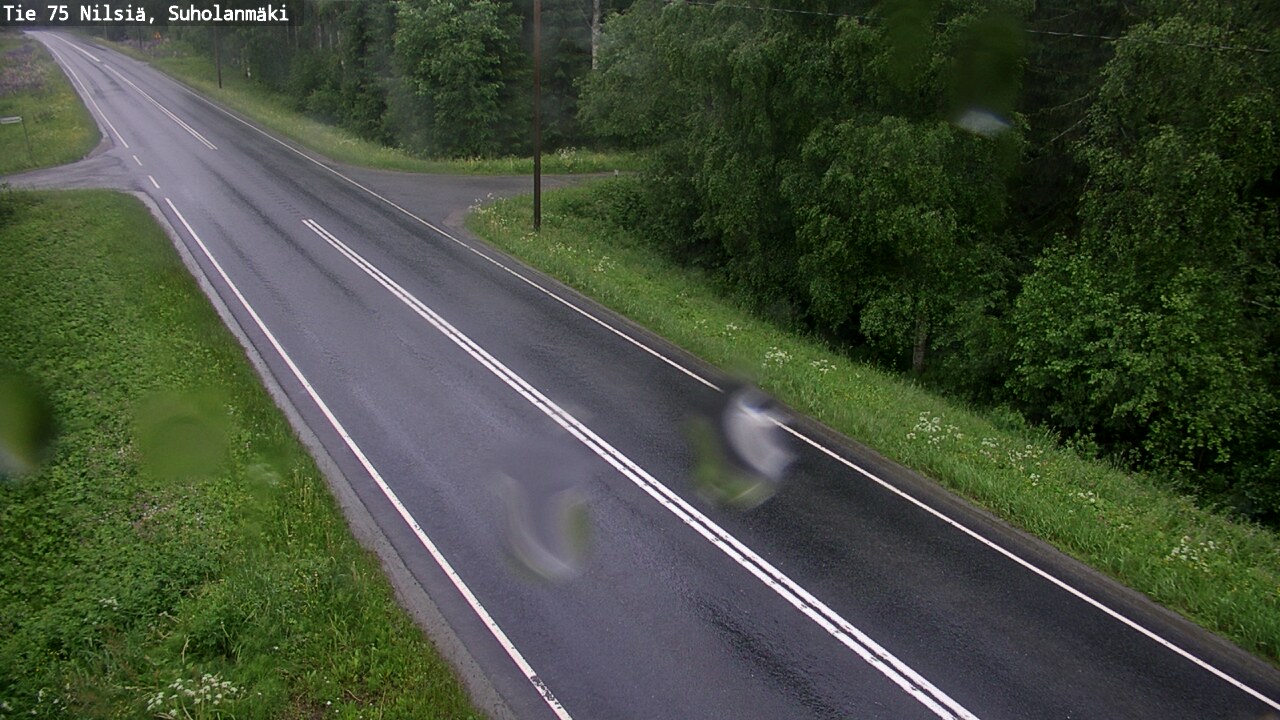 Weather Camera Image Road 75 Nilsiä, Suholanmäki, Kuopio, Pohjois-Savo