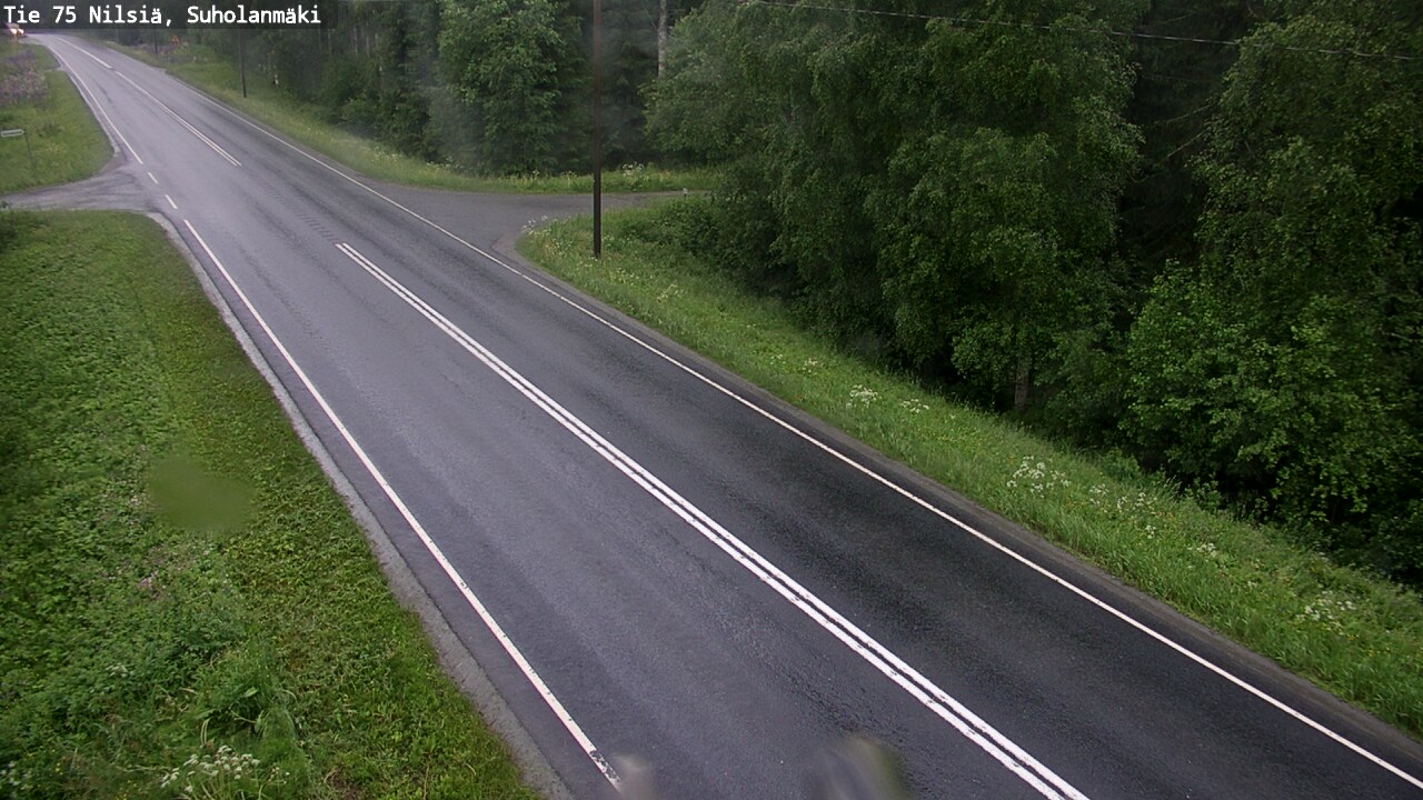 Weather Camera Image Väg 75 Nilsiä, Suholanmäki, Kuopio, Pohjois-Savo