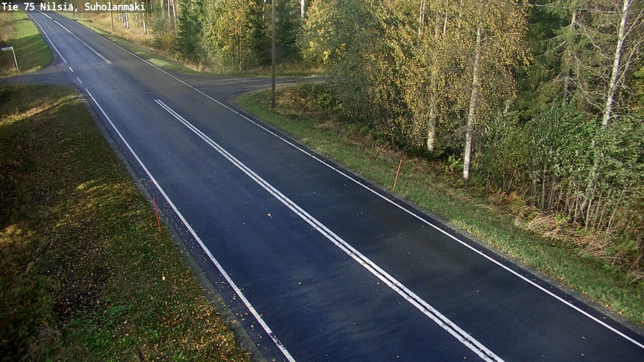 Weather Camera Image Road 75 Nilsiä, Suholanmäki, Kuopio, Pohjois-Savo