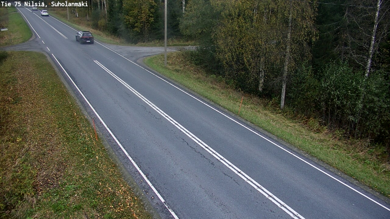 Weather Camera Image Road 75 Nilsiä, Suholanmäki, Kuopio, Pohjois-Savo