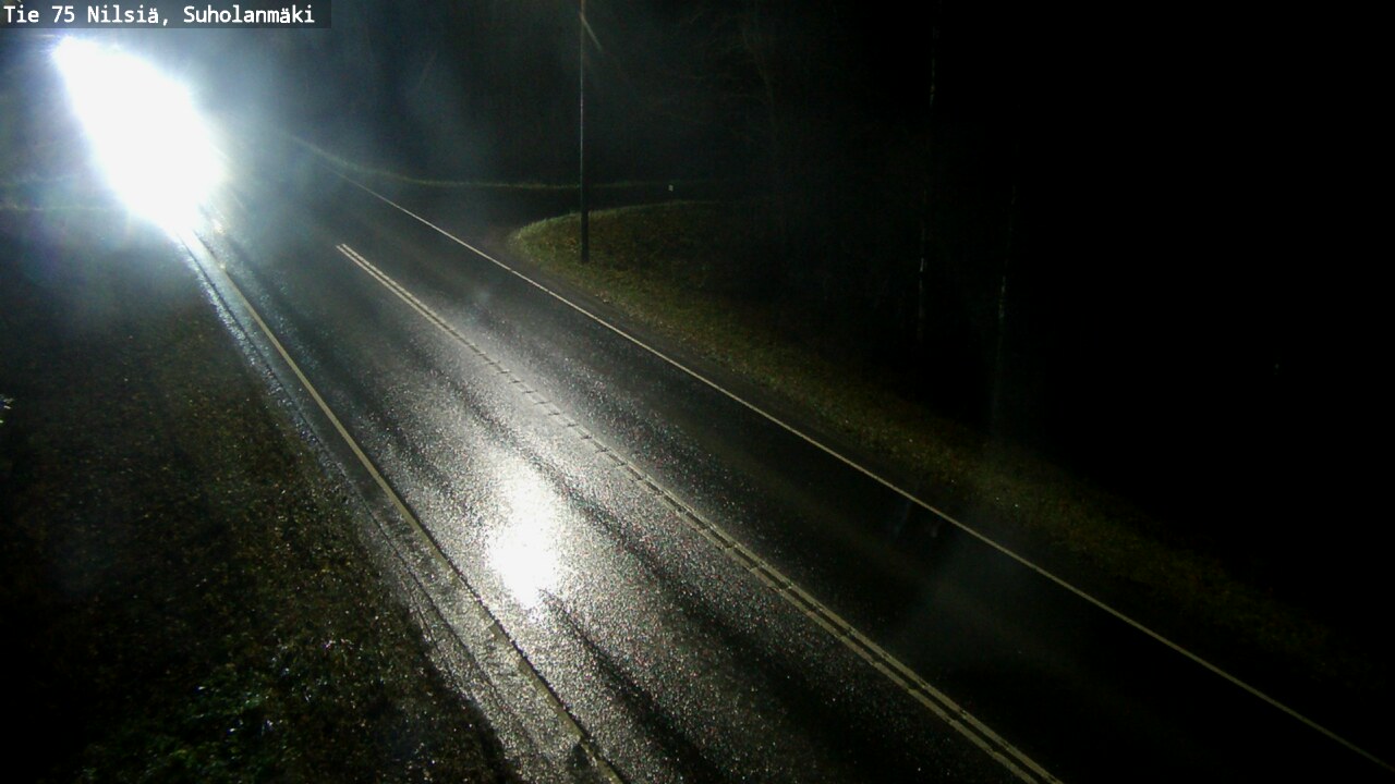 Weather Camera Image Väg 75 Nilsiä, Suholanmäki, Kuopio, Pohjois-Savo
