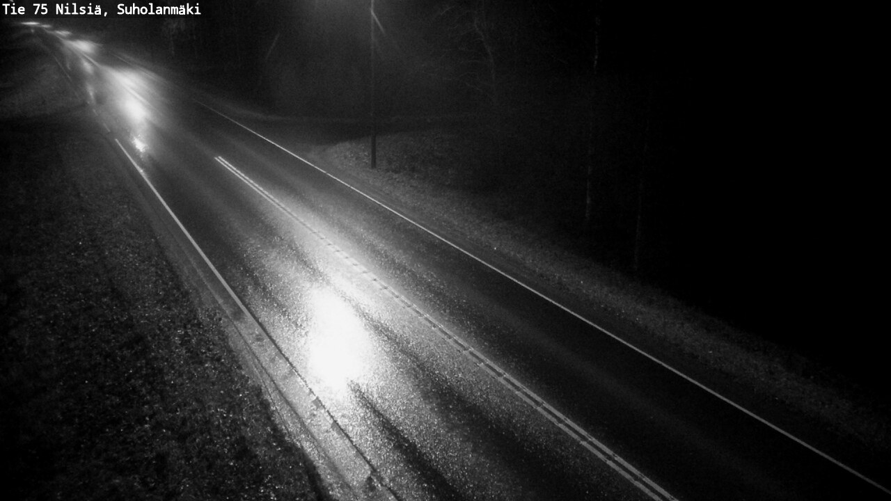 Weather Camera Image Road 75 Nilsiä, Suholanmäki, Kuopio, Pohjois-Savo
