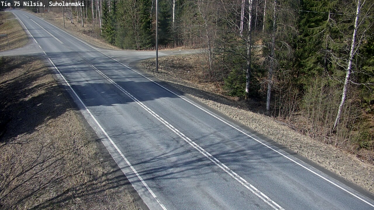 Kelikamerat Kuva Tie 75 Nilsiä, Suholanmäki, Kuopio, Pohjois-Savo