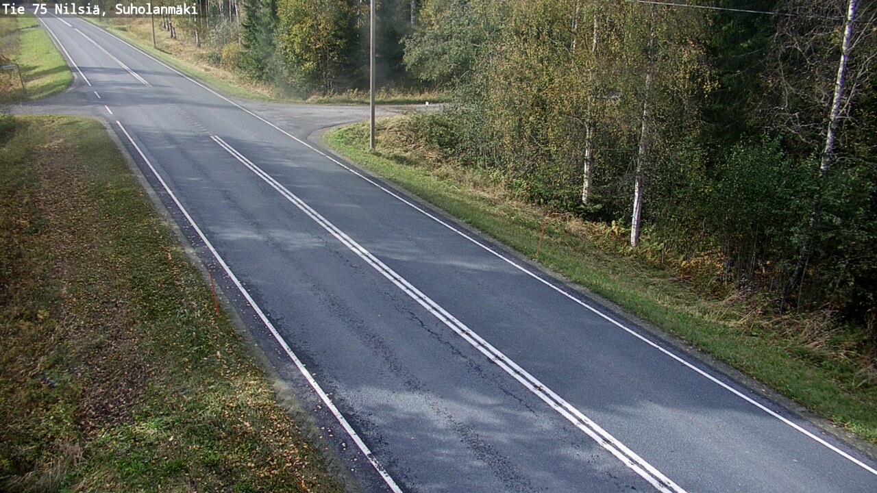 Weather Camera Image Road 75 Nilsiä, Suholanmäki, Kuopio, Pohjois-Savo