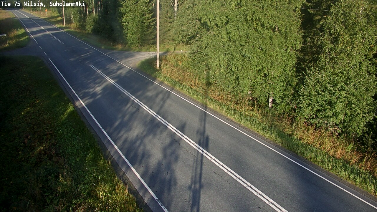 Weather Camera Image Road 75 Nilsiä, Suholanmäki, Kuopio, Pohjois-Savo