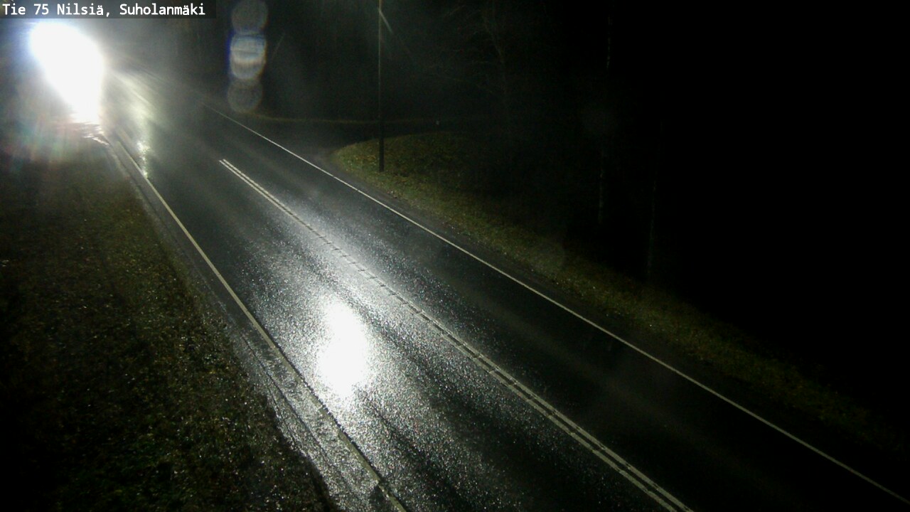 Weather Camera Image Väg 75 Nilsiä, Suholanmäki, Kuopio, Pohjois-Savo