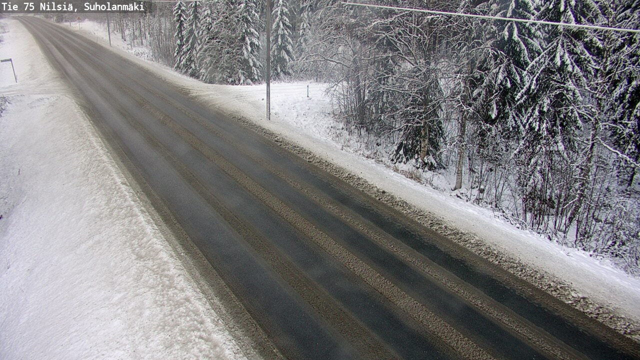 Weather Camera Image Road 75 Nilsiä, Suholanmäki, Kuopio, Pohjois-Savo