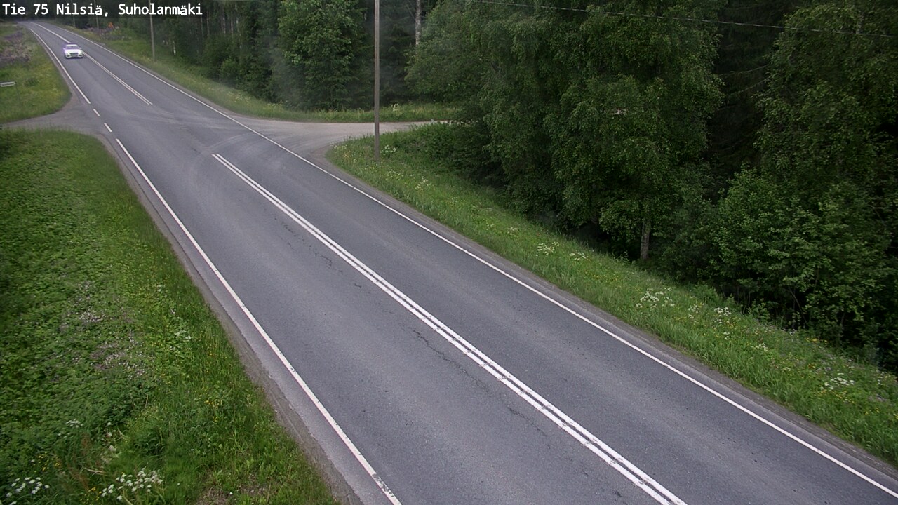 Weather Camera Image Road 75 Nilsiä, Suholanmäki, Kuopio, Pohjois-Savo
