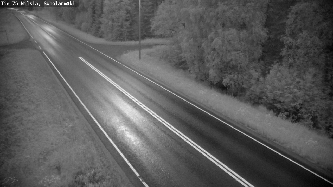 Weather Camera Image Road 75 Nilsiä, Suholanmäki, Kuopio, Pohjois-Savo