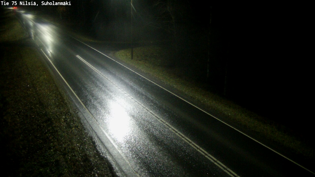 Weather Camera Image Väg 75 Nilsiä, Suholanmäki, Kuopio, Pohjois-Savo