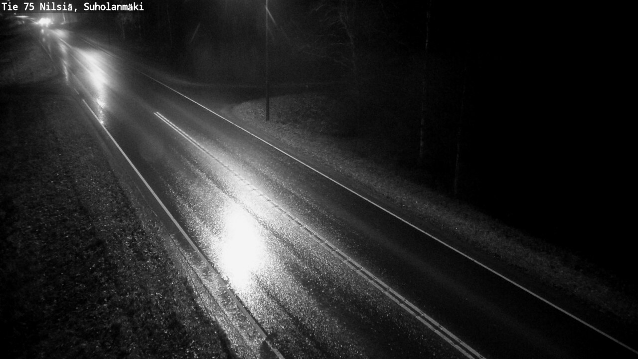 Weather Camera Image Väg 75 Nilsiä, Suholanmäki, Kuopio, Pohjois-Savo