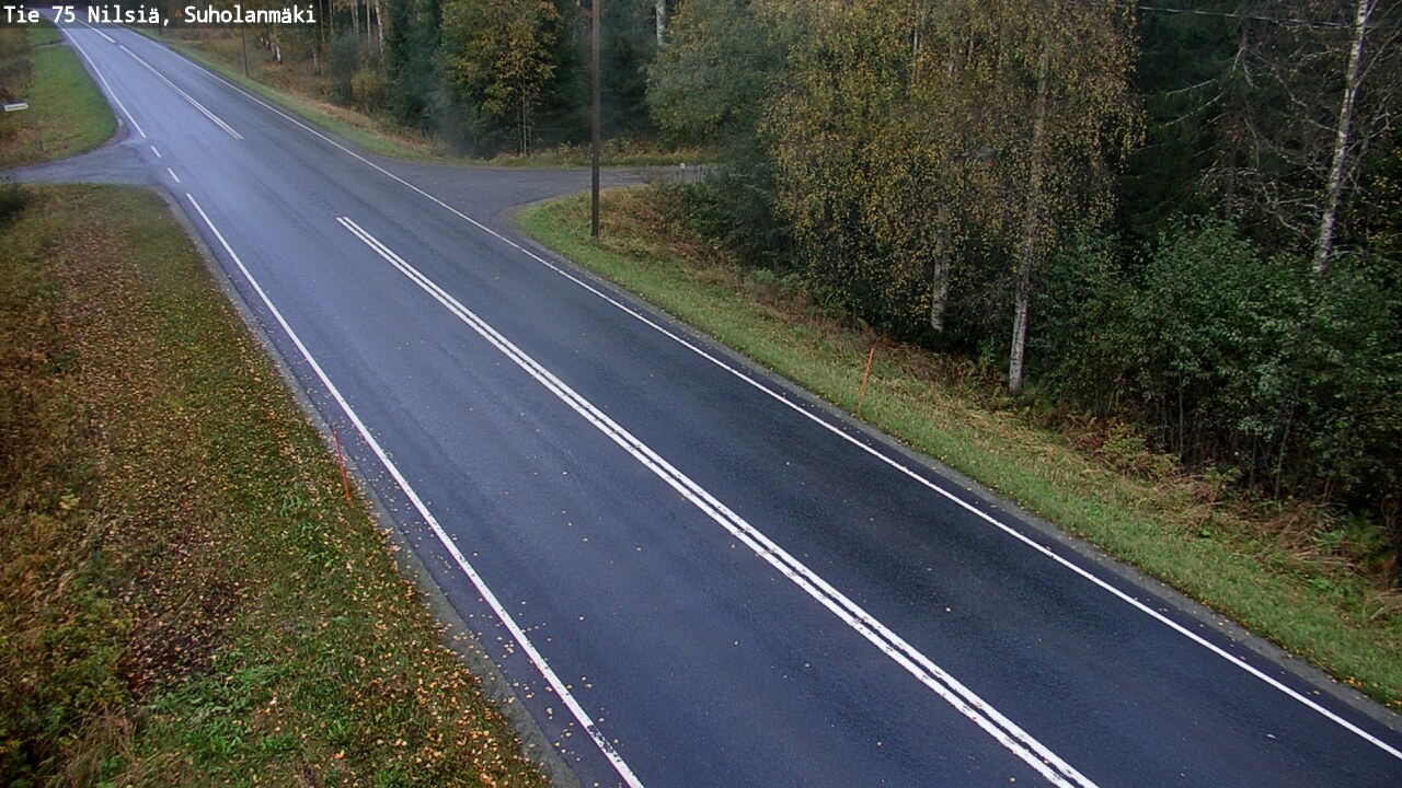 Weather Camera Image Road 75 Nilsiä, Suholanmäki, Kuopio, Pohjois-Savo