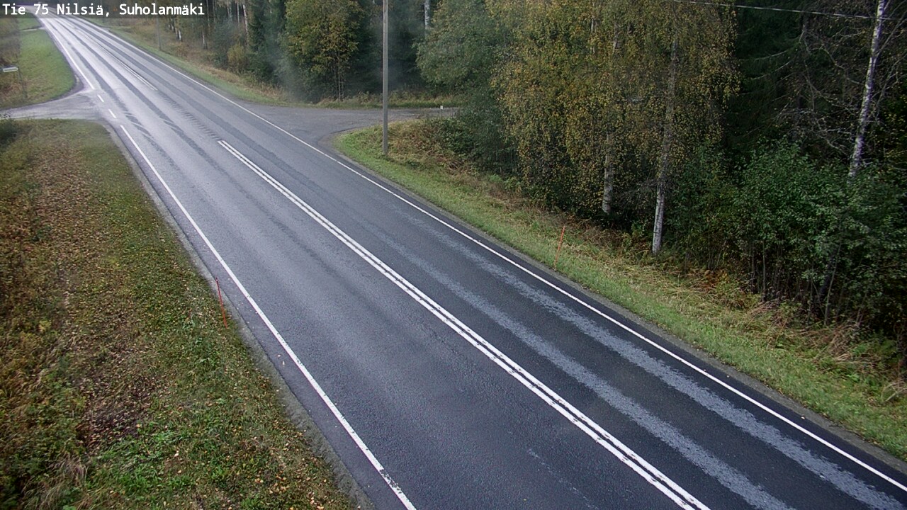Weather Camera Image Road 75 Nilsiä, Suholanmäki, Kuopio, Pohjois-Savo