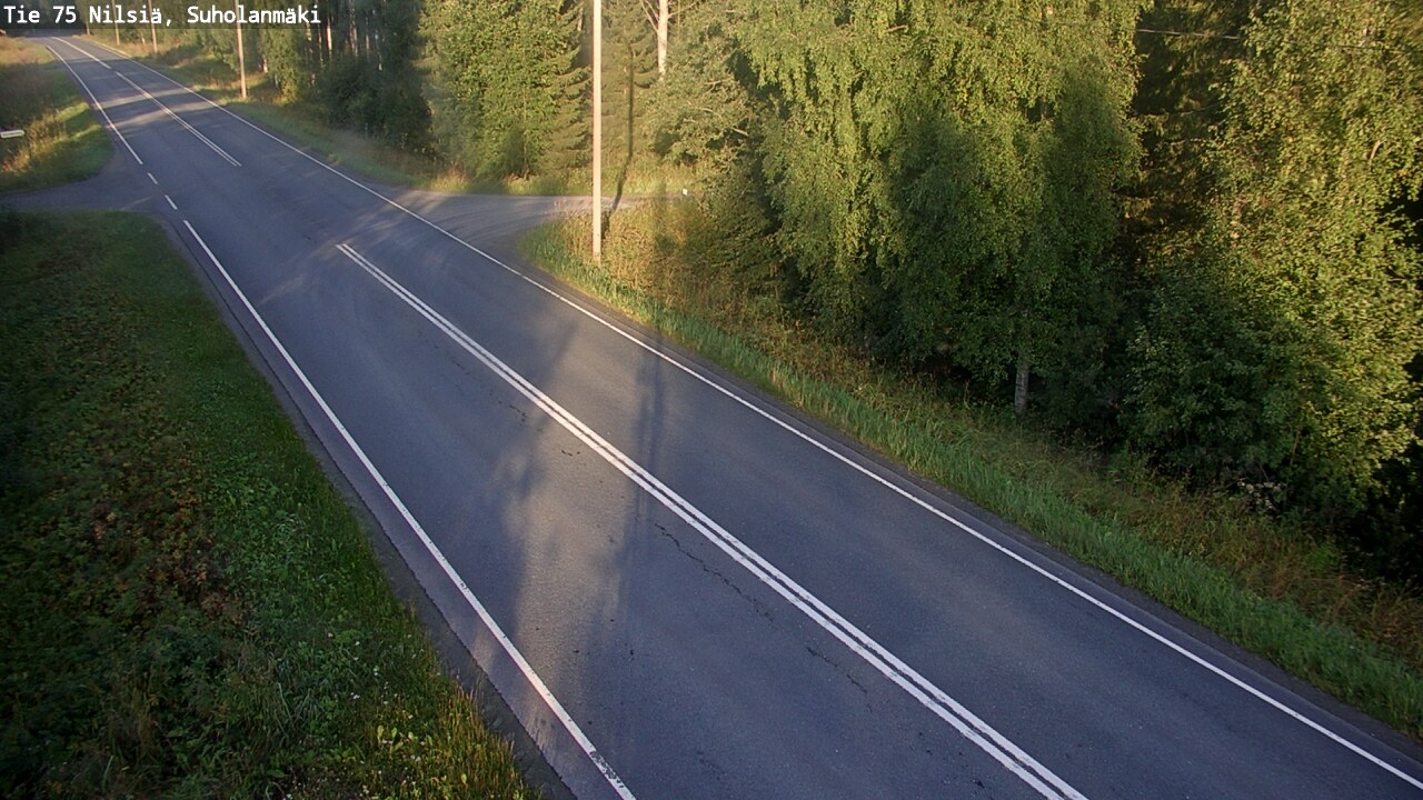 Weather Camera Image Road 75 Nilsiä, Suholanmäki, Kuopio, Pohjois-Savo