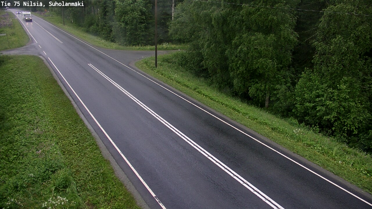 Weather Camera Image Väg 75 Nilsiä, Suholanmäki, Kuopio, Pohjois-Savo