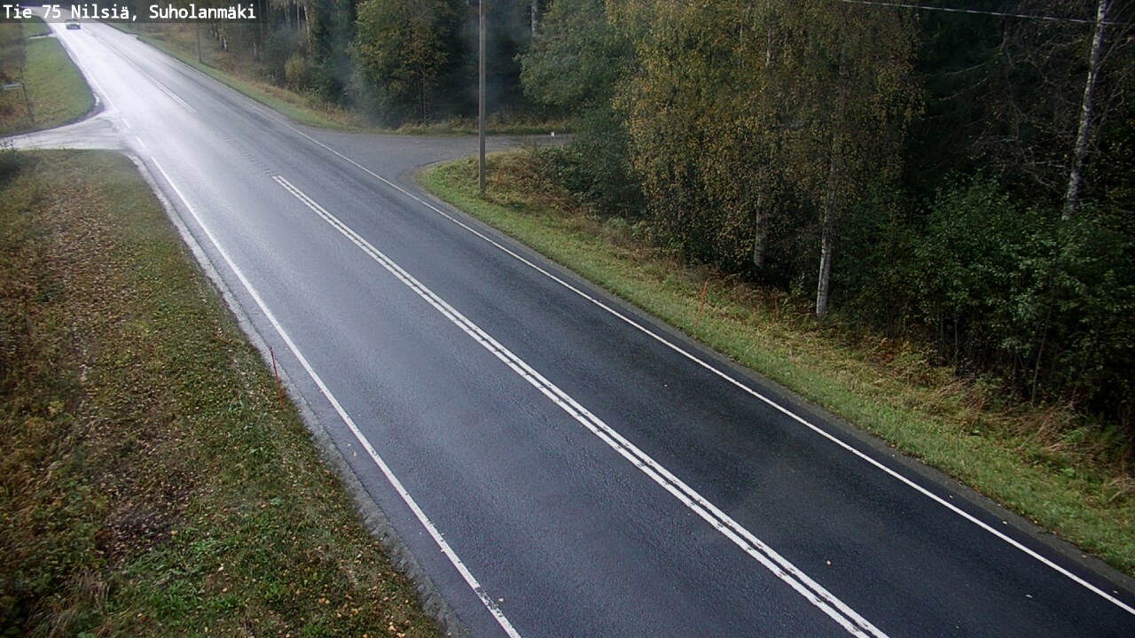 Weather Camera Image Road 75 Nilsiä, Suholanmäki, Kuopio, Pohjois-Savo