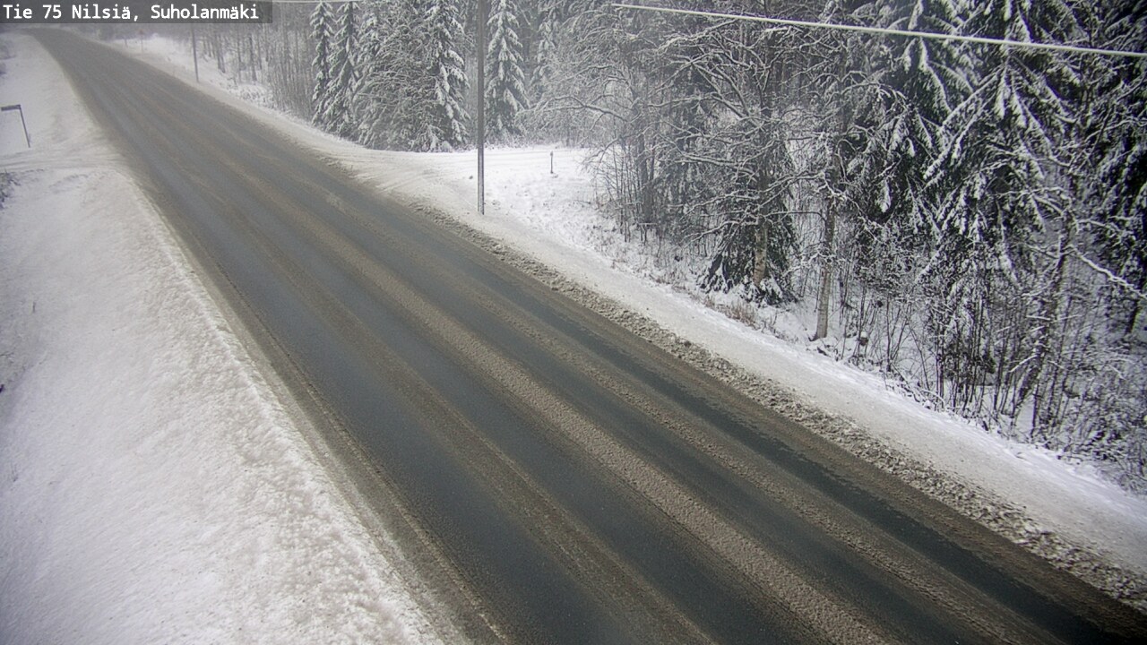 Weather Camera Image Road 75 Nilsiä, Suholanmäki, Kuopio, Pohjois-Savo