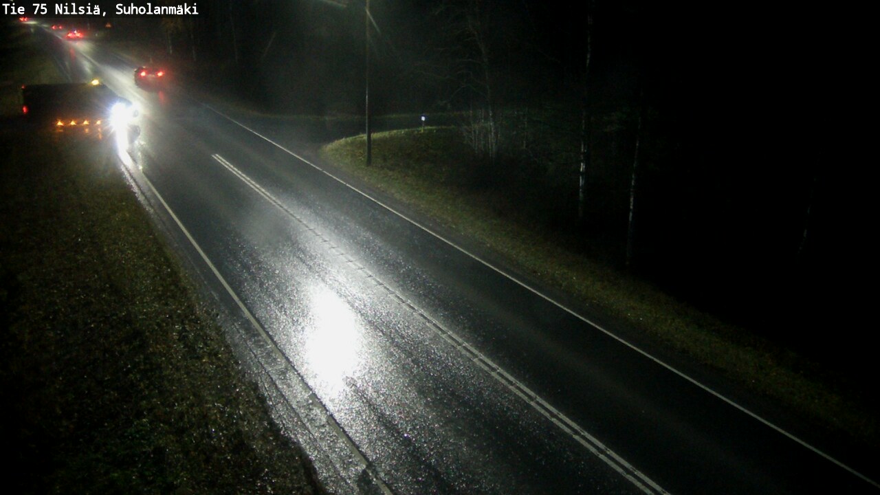 Weather Camera Image Väg 75 Nilsiä, Suholanmäki, Kuopio, Pohjois-Savo