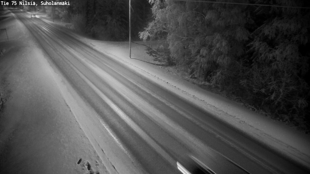 Weather Camera Image Väg 75 Nilsiä, Suholanmäki, Kuopio, Pohjois-Savo