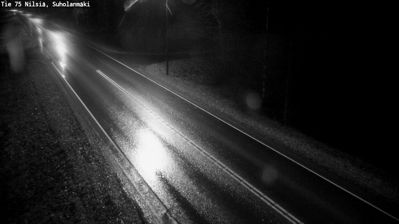 Weather Camera Image Väg 75 Nilsiä, Suholanmäki, Kuopio, Pohjois-Savo