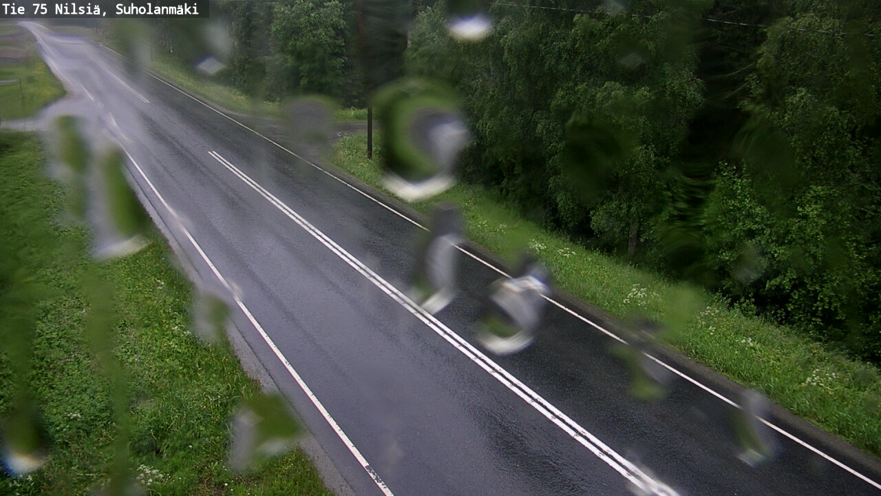 Weather Camera Image Väg 75 Nilsiä, Suholanmäki, Kuopio, Pohjois-Savo