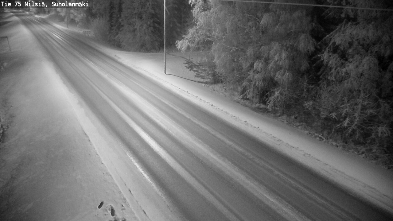Weather Camera Image Väg 75 Nilsiä, Suholanmäki, Kuopio, Pohjois-Savo