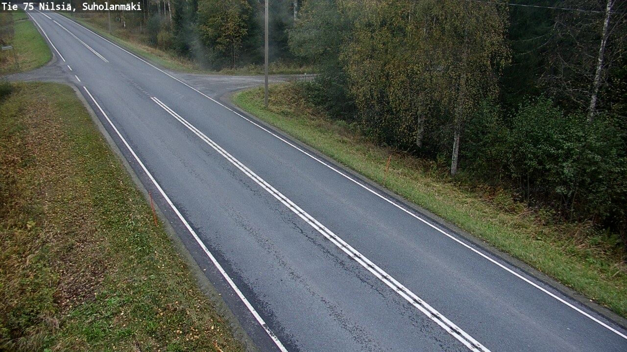 Weather Camera Image Road 75 Nilsiä, Suholanmäki, Kuopio, Pohjois-Savo