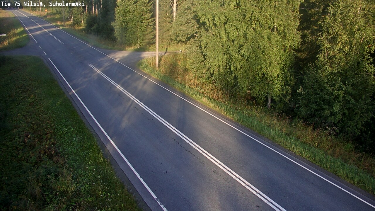 Weather Camera Image Road 75 Nilsiä, Suholanmäki, Kuopio, Pohjois-Savo
