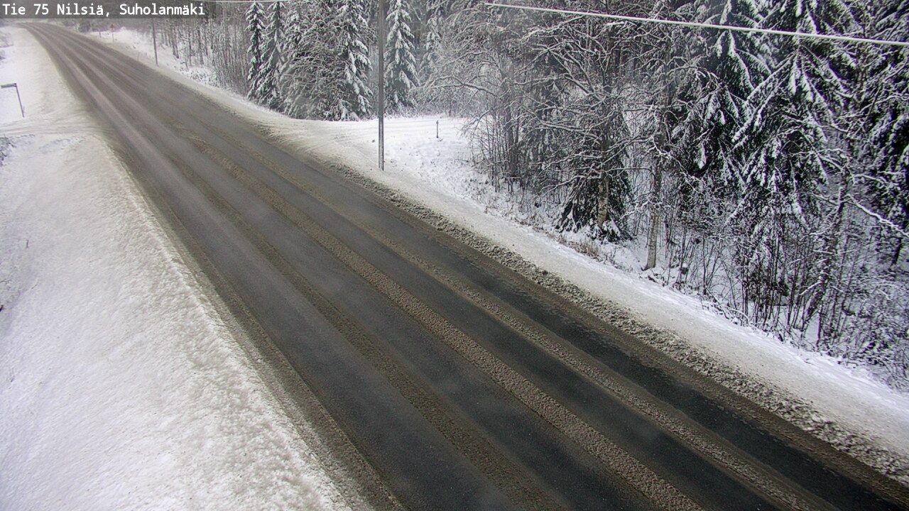 Weather Camera Image Road 75 Nilsiä, Suholanmäki, Kuopio, Pohjois-Savo