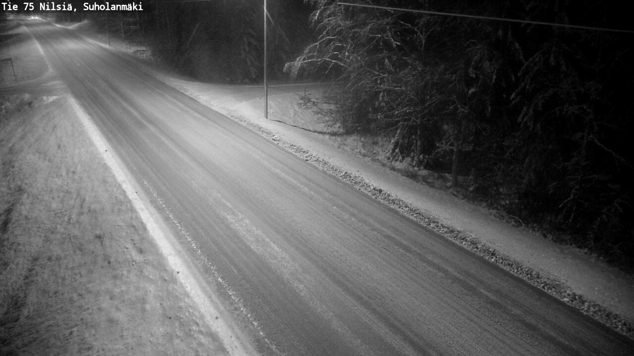 Weather Camera Image Road 75 Nilsiä, Suholanmäki, Kuopio, Pohjois-Savo