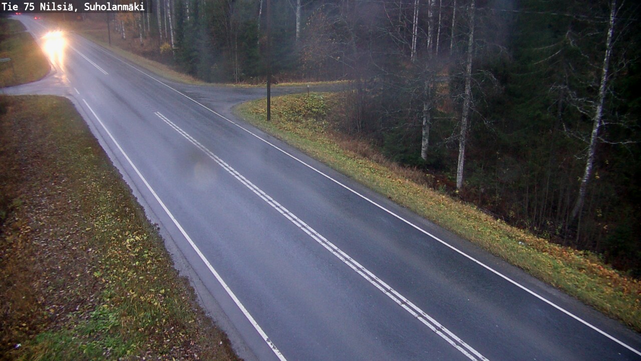 Weather Camera Image Väg 75 Nilsiä, Suholanmäki, Kuopio, Pohjois-Savo