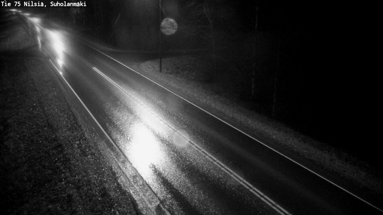 Weather Camera Image Väg 75 Nilsiä, Suholanmäki, Kuopio, Pohjois-Savo