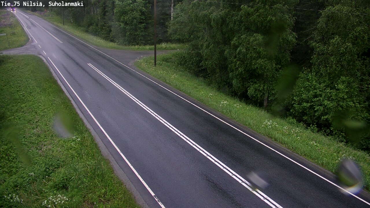 Weather Camera Image Road 75 Nilsiä, Suholanmäki, Kuopio, Pohjois-Savo