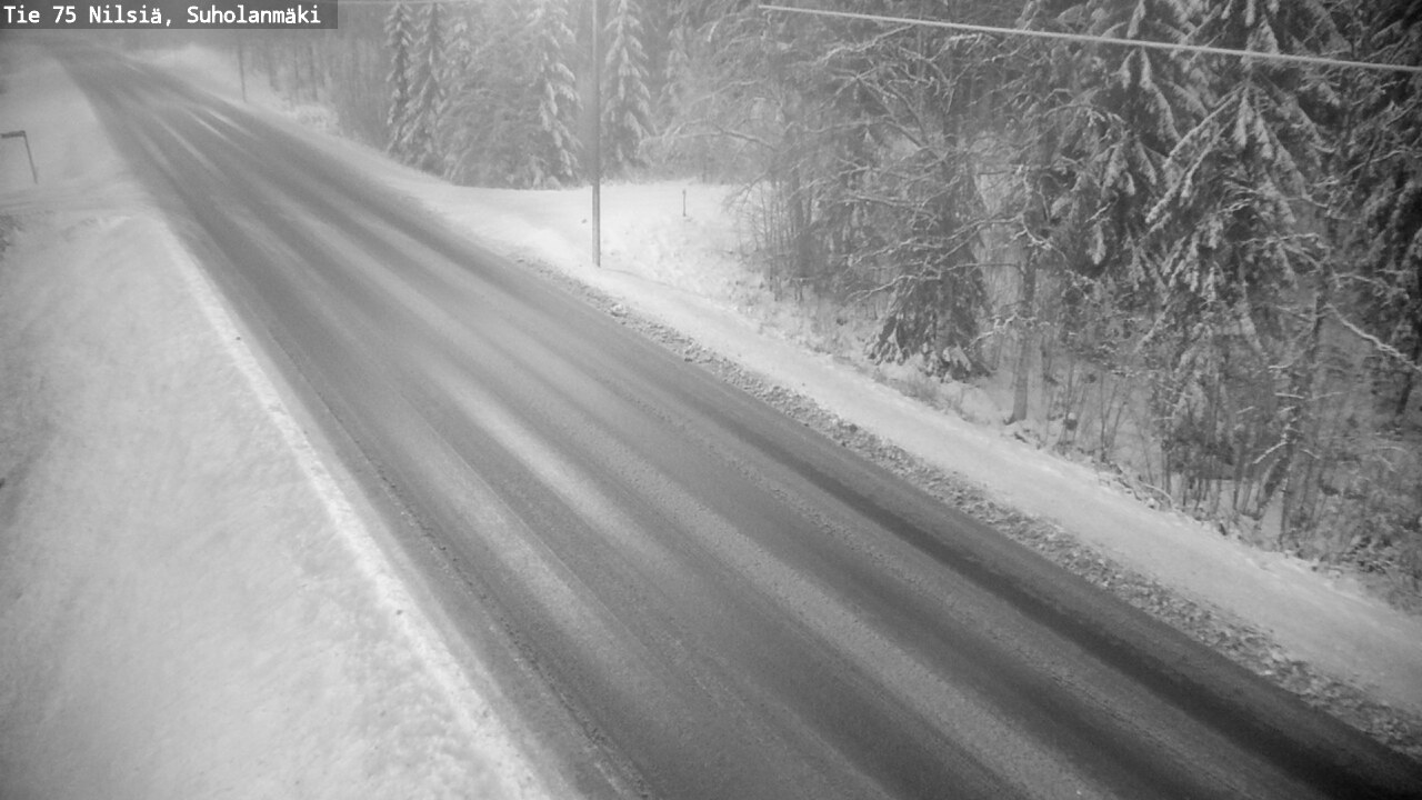 Weather Camera Image Road 75 Nilsiä, Suholanmäki, Kuopio, Pohjois-Savo