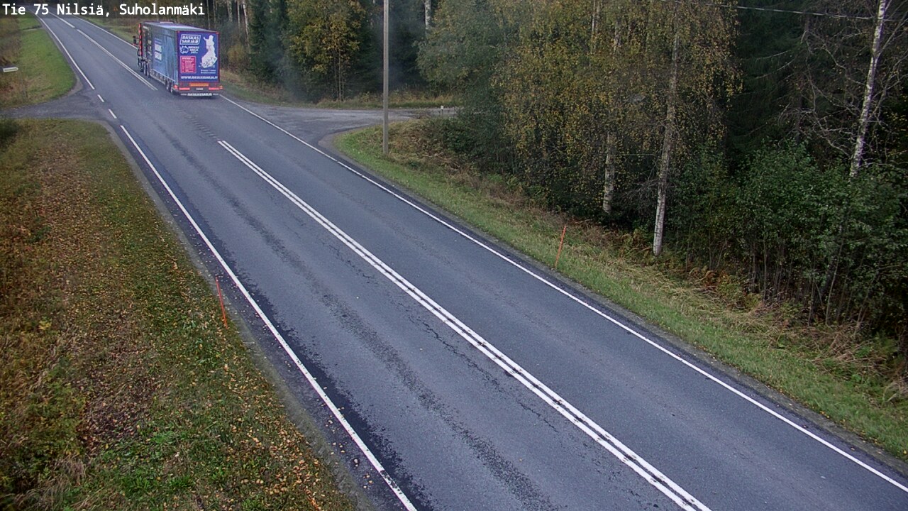 Weather Camera Image Road 75 Nilsiä, Suholanmäki, Kuopio, Pohjois-Savo