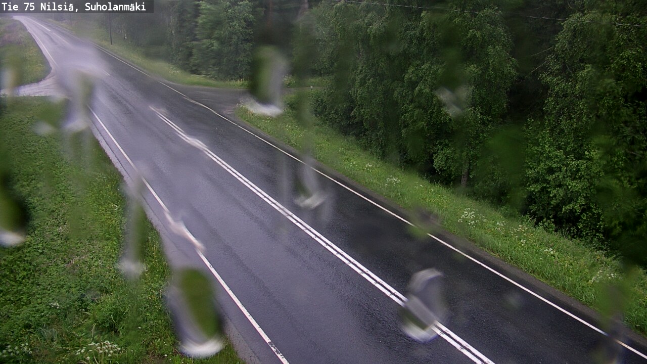 Weather Camera Image Väg 75 Nilsiä, Suholanmäki, Kuopio, Pohjois-Savo